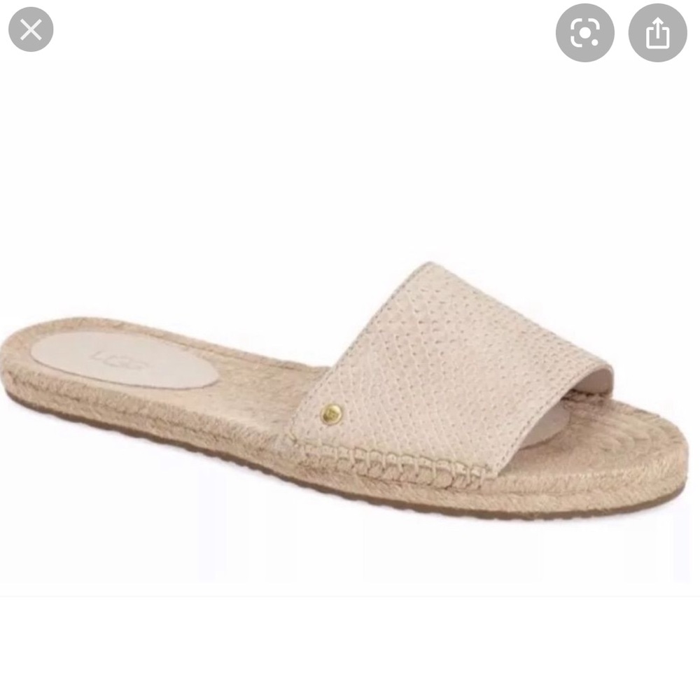 UGG Cherry Exotic Exspadrille Slides
